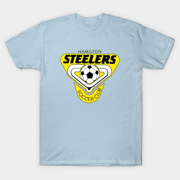 Defunct Hamilton Steelers Canadian Soccer 1992 T-Shirt by LocalZonly